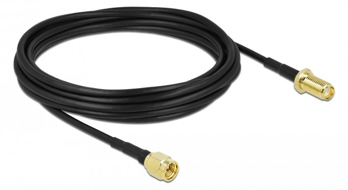 Delock Antennenverlängerungskabel - SMA Stecker zu SMA weiblich von LumaTech