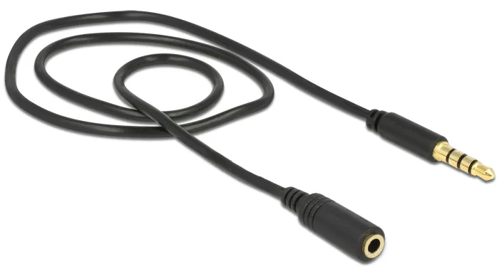 Delock Audioverlängerungskabel - mini-phone stereo 3.5 mm weiblich zu mini-phone stereo 3.5 mm männlich, Ansicht 2