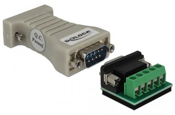 Delock Converter 1 x Serial RS-232 DB9 female to 1 x Serial RS-422/485 DB9 male with ESD protection 15 kV von LumaTech