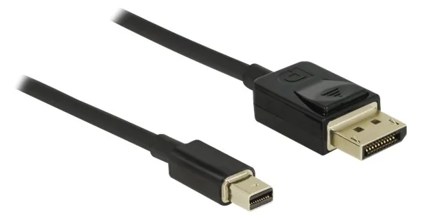 Delock DisplayPort-Kabel - DisplayPort männlich zu Mini DisplayPort männlich, Ansicht 2
