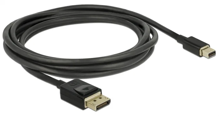 Delock DisplayPort-Kabel - DisplayPort männlich zu Mini DisplayPort männlich, Ansicht 3
