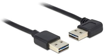 Delock Easy - USB-Kabel - USB (M) links/rechts abgewinkelt, umkehrbar bis USB (M) von LumaTech