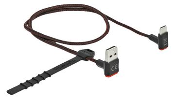 Delock Easy - USB-Kabel - USB (M) nach oben/unten abgewinkelt, doppelseitig zu 24 pin USB-C (M) von LumaTech