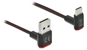 Delock Easy - USB-Kabel - USB (M) nach oben/unten abgewinkelt, doppelseitig zu USB-C (M) von LumaTech