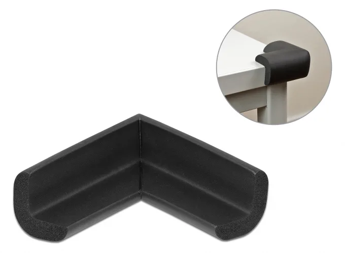 Delock Foam - Kantenschutz - Schwarz, Ansicht 3
