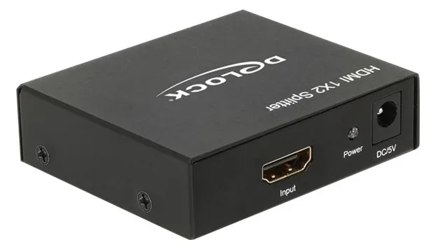 Delock HDMI Splitter 1 x HDMI in > 2 x HDMI out 4K, Ansicht 2