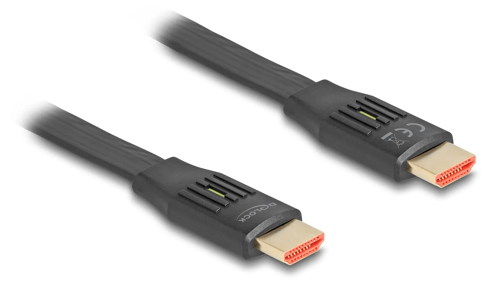 Delock High Speed HDMI Flachbandkabel 48 Gbps 8K 60 Hz 5 m, Ansicht 2