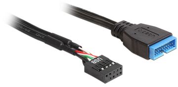 Delock Internes USB-Kabel - 9-poliger USB-Header (W) von LumaTech