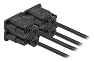 Delock Kabel seriell - DB-9 (W) zu DB-9 (W), Ansicht 2