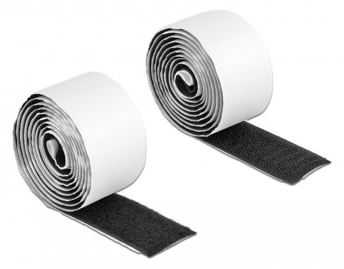 Delock Kabelbinderrolle - 1 m - Schwarz