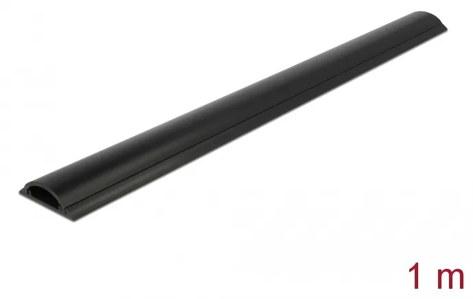 Delock Kabelkanal - 1 m - Schwarz, Ansicht 3