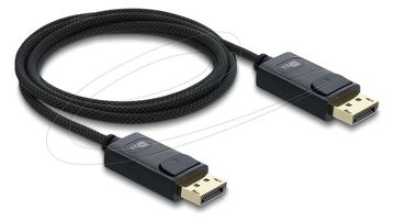 Delock Koaxiales DisplayPort Kabel 16K 60 Hz 80 Gbps mit Geflechtmantel - Kabel - Digital/Display/Video von LumaTech
