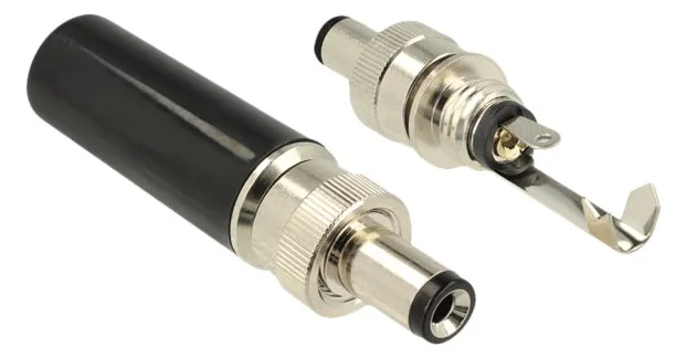 Delock Netzanschluss - GS-Buchse 2,1/5,5/9,5 mm (M), Ansicht 2