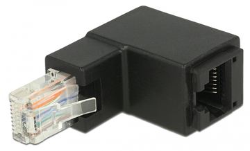 Delock Netzwerkadapter - RJ-45 (M) gewinkelt bis RJ-45 (W) von LumaTech
