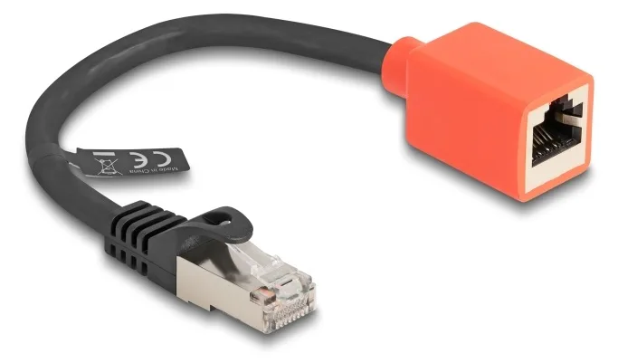 Delock Netzwerkadapter - RJ-45 (W) zu RJ-45 (M), Ansicht 2