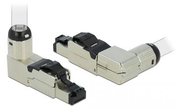 Delock Netzwerkanschluss - RJ-45 (M) gewinkelt von LumaTech