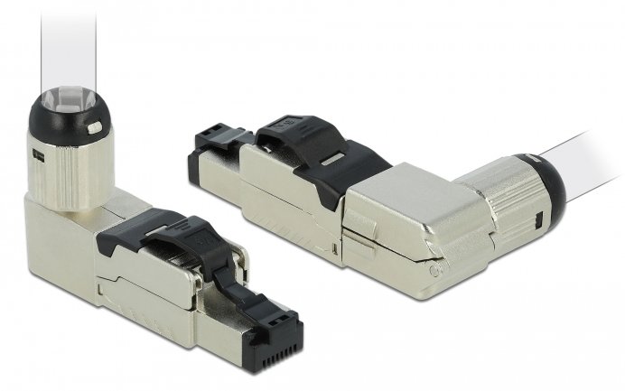 Delock Netzwerkanschluss - RJ-45 (M) gewinkelt