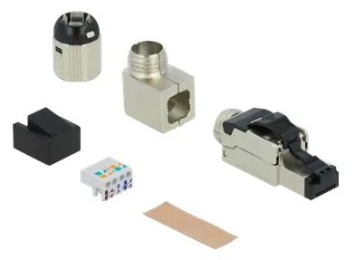 Delock Netzwerkanschluss - RJ-45 (M) gewinkelt, Ansicht 2