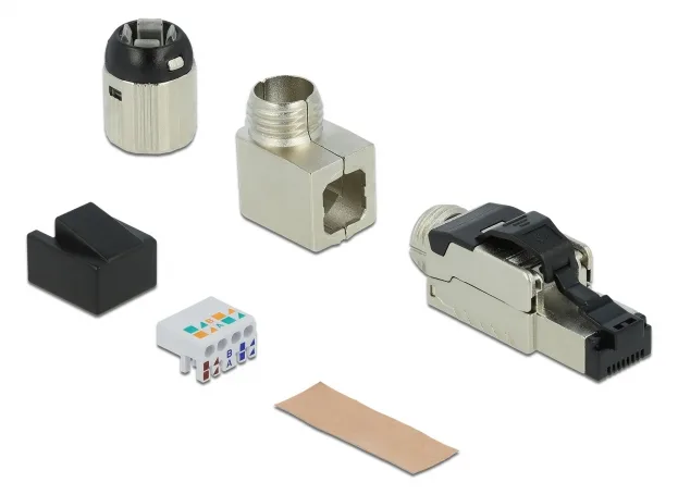 Delock Netzwerkanschluss - RJ-45 (M) gewinkelt, Ansicht 3