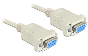 Delock Nullmodemkabel - DB-9 (W) zu DB-9 (W), Ansicht 2