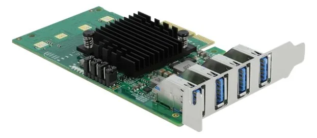 Delock PCI Express x4 Card to 4 x external USB 3.0 Quad Channel, Ansicht 2