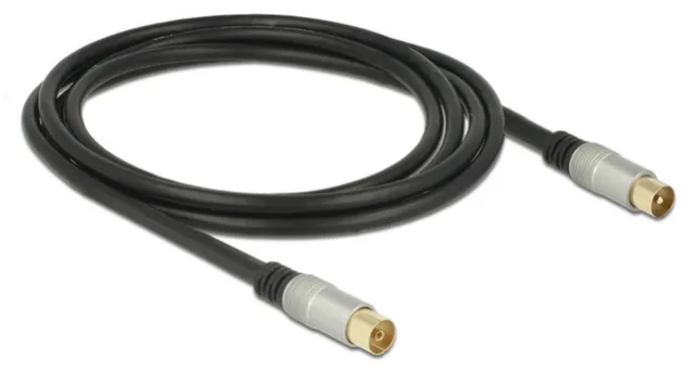Delock Premium - Antennenverlängerungskabel - IEC-Anschluss (W), Ansicht 2