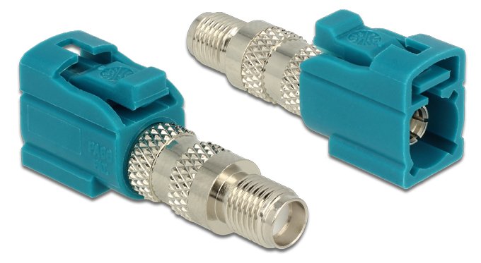 Delock RF-Adapter - SMA (W) bis FAKRA Z-Anschluss (W) von LumaTech