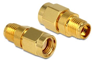 Delock RF-Adapter - SMA (W) bis RP-SMA (M) von LumaTech
