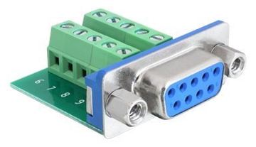 Delock Serieller Adapter - DB-9 (W) zu 10-poliger Anschlussblock (W) von LumaTech