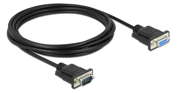 Delock Serielles Verlängerungskabel - DB-9 (M), Ansicht 3