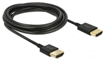 Delock Slim High Quality - HDMI mit Ethernetkabel - HDMI (M) von LumaTech