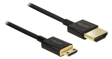Delock Slim Premium - HDMI mit Ethernetkabel - mini HDMI (M) von LumaTech