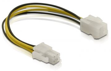 Delock Spannungsversorgungs-Verlängerungskabel - 4 PIN ATX12V (M) von LumaTech
