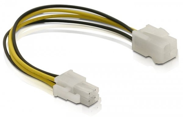 Delock Spannungsversorgungs-Verlängerungskabel - 4 PIN ATX12V (M)