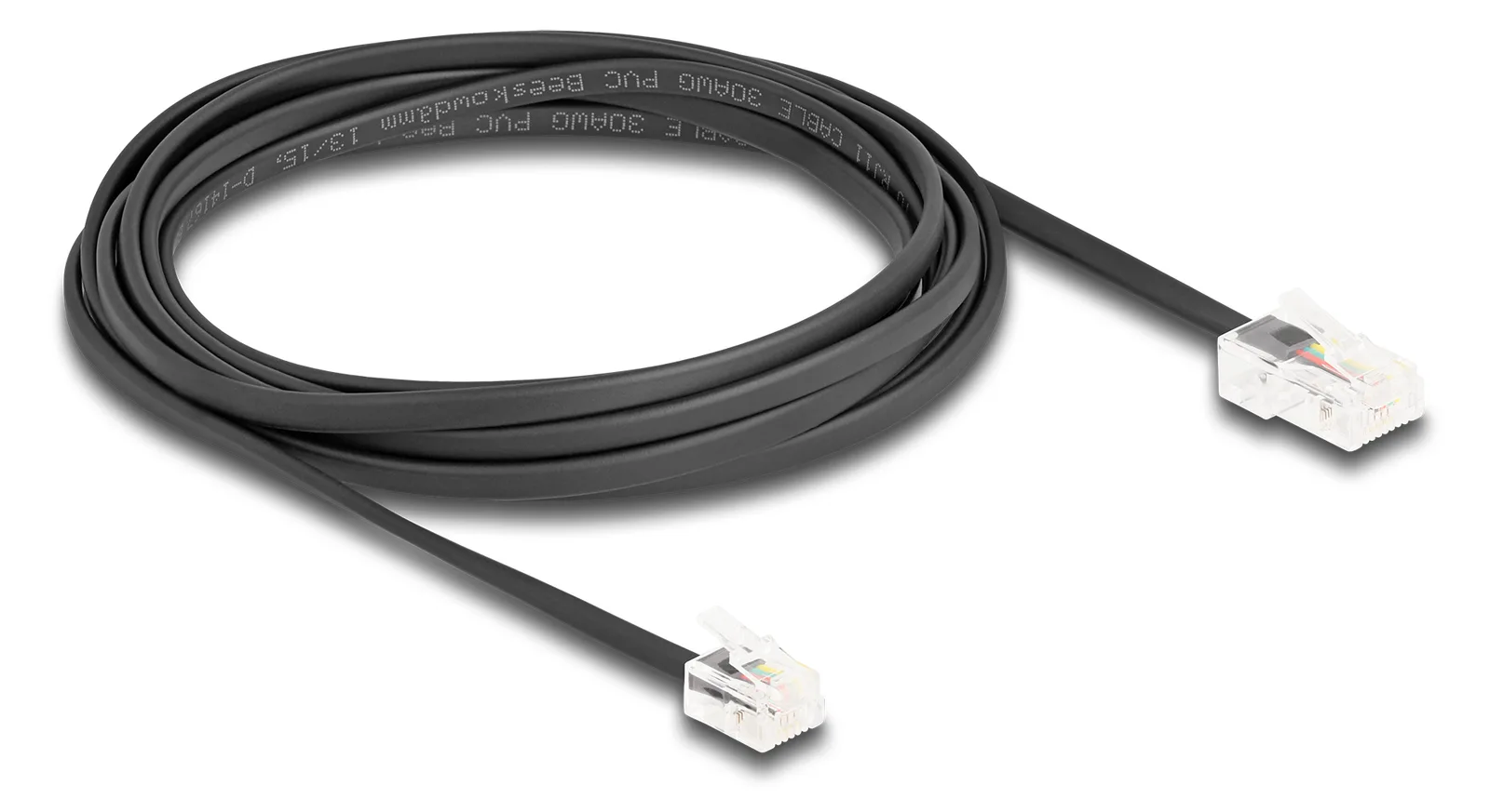 Delock Telefonkabel - RJ-45 (M) zu RJ-11 (M), Ansicht 2
