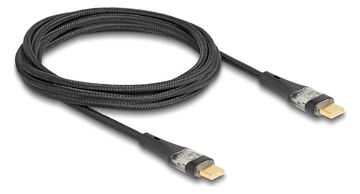 Delock USB 2.0 Schnellladekabel Type-C Stecker zu transparent PD 3.0 100 W 2 von LumaTech