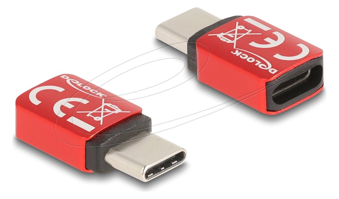Delock USB Datenblocker Type-C Stecker zu Typ-C Buchse - Digital/Daten von LumaTech