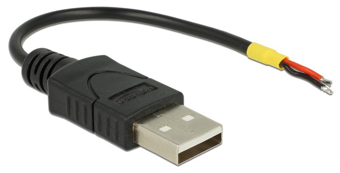 Delock USB-Kabel - USB (M) bis Hardwire 2-Kabel von LumaTech