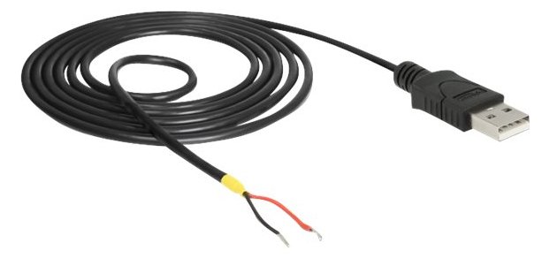 Delock USB-Kabel - USB (M) zu ohne Stecker von LumaTech