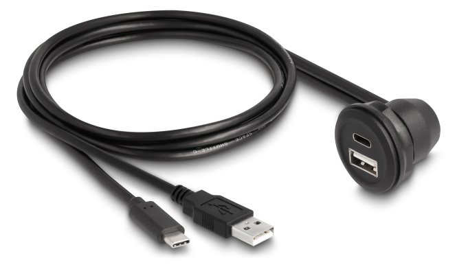 Delock USB-Kabel - USB, 24 pin USB-C (M) zu USB, 24 pin USB-C (W) von LumaTech