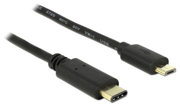 Delock USB-Kabel - USB-C (M) bis Micro-USB Typ B (M) von LumaTech
