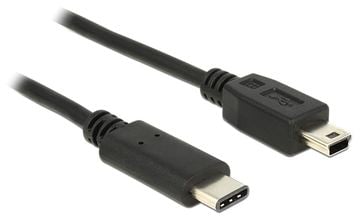 Delock USB-Kabel - USB-C (M) bis mini-USB Typ B (M) von LumaTech