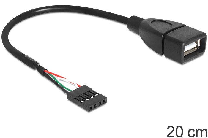 Delock USB-Kabel intern auf extern - USB (W) von LumaTech
