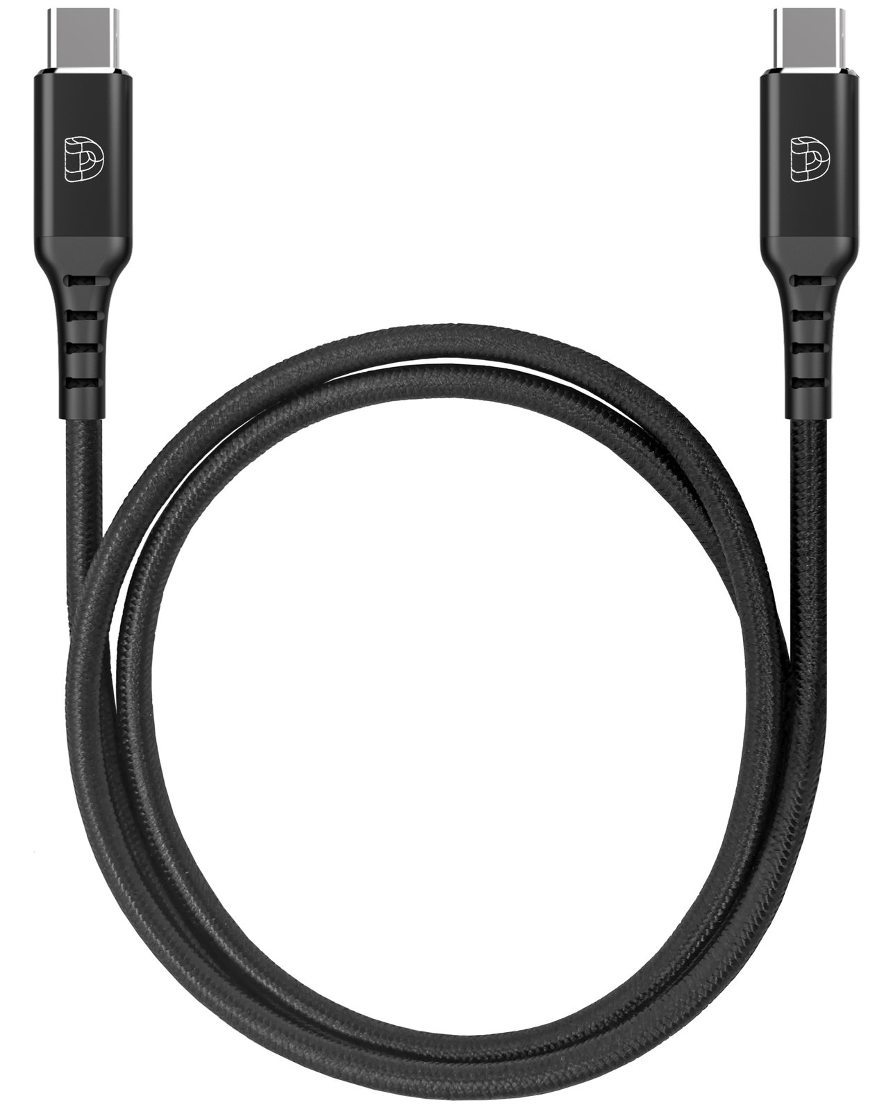 DEQSTER Ladekabel USB-C auf Lightning, 1m,, schwarz, robust, Nylon von LumaTech