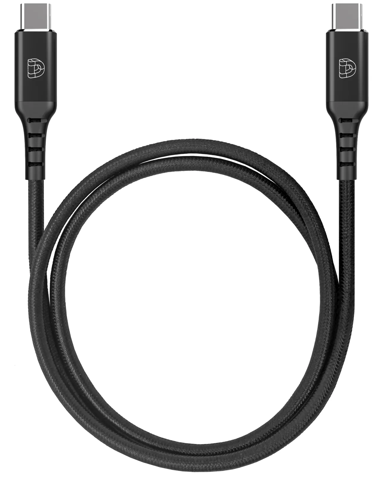 DEQSTER Ladekabel USB-C auf Lightning, 1m,, schwarz, robust, Nylon, Ansicht 2