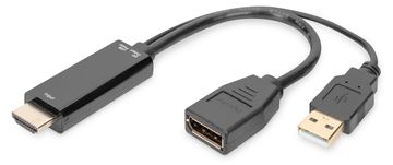 DIGITUS 4K HDMI Adapter - HDMI auf DisplayPort von LumaTech