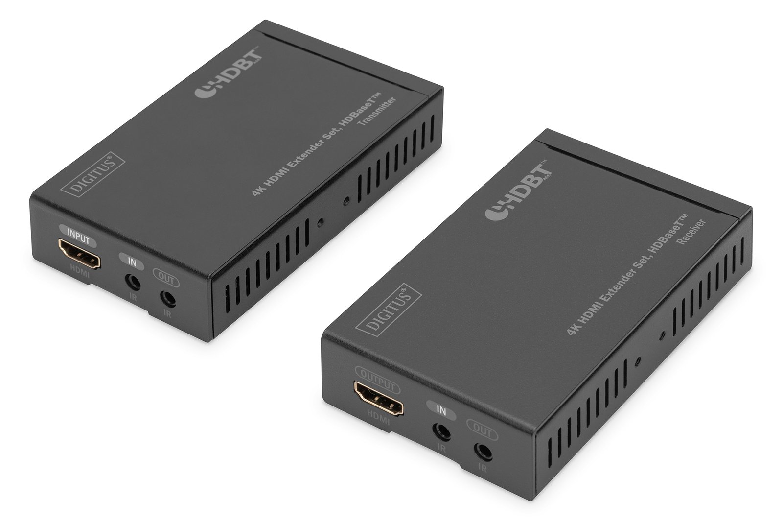 DIGITUS 4K HDMI Extender Set, HDBaseT, 4K/30Hz, 70 m