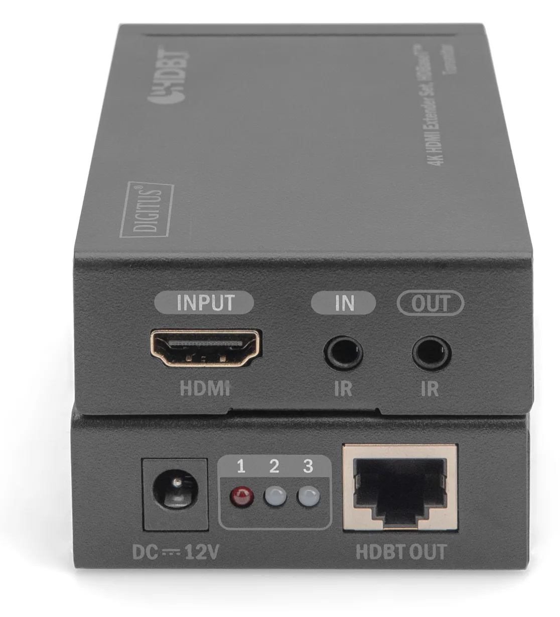 DIGITUS 4K HDMI Extender Set, HDBaseT, 4K/30Hz, 70 m, Ansicht 2