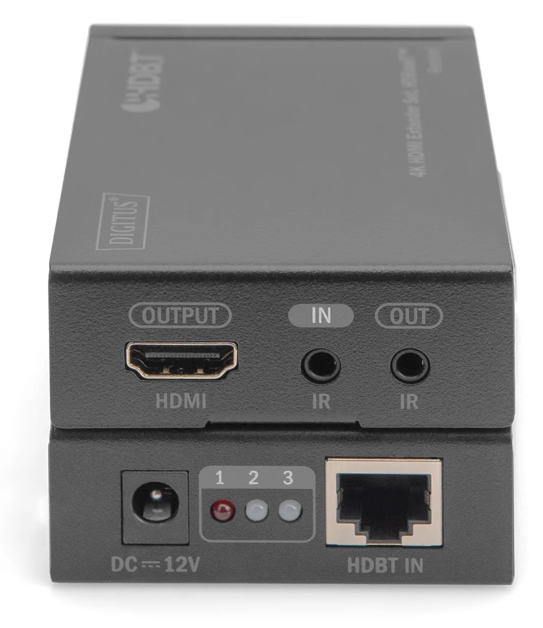 DIGITUS 4K HDMI Extender Set, HDBaseT, 4K/30Hz, 70 m, Ansicht 3