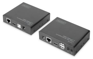 DIGITUS 4K HDMI® HDBaseT 2.0 KVM Extender Set, 100 m von LumaTech